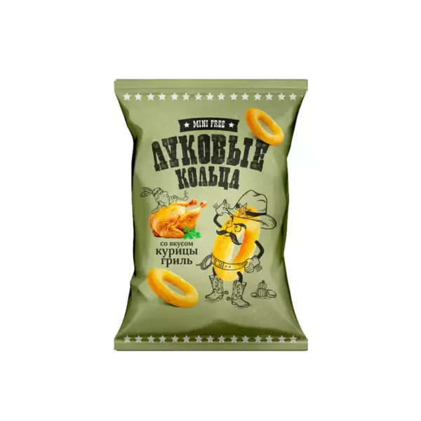 MiniFree лук.кольца 45г/24 Курица гриль