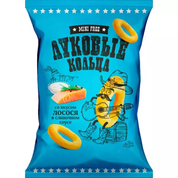 MiniFree лук.кольца 45г/24 Лосось в слив. Соусе KA