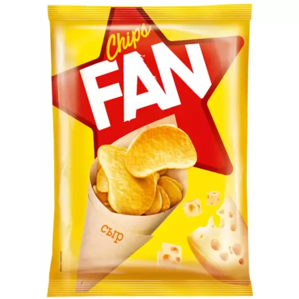 Чипсы FAN картофельные 65г/20 Сыр