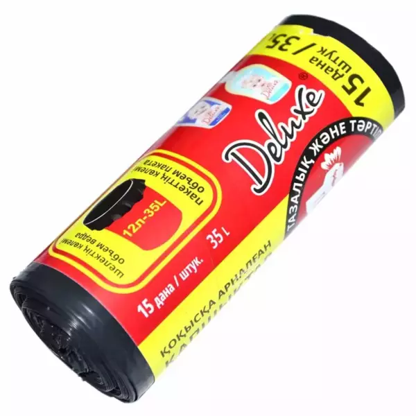 ТМ Deluxe пакеты для мусора 120л /рулон 10шт/ /упак. 22рул/ Р316
