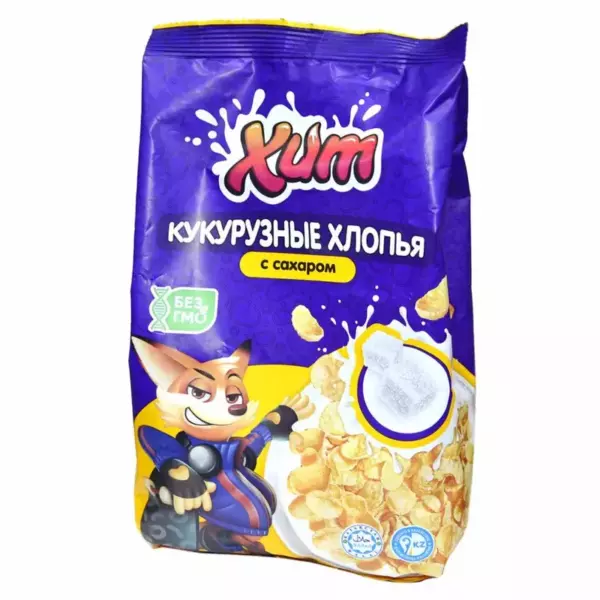 Кукурузные хлопья «Хит»глазир.сахаром 150гр (12)