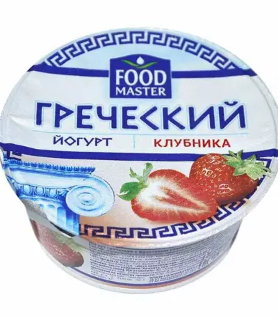 Йогурт греческий Клубника ФМ 7,2% 0,130гр.