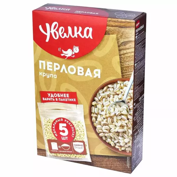 Крупа Перловая 5х80 г/к (6) Увелка