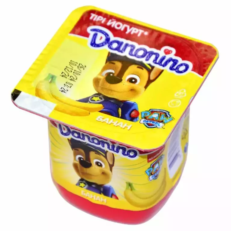 Йогурт Danonino банан 100гр