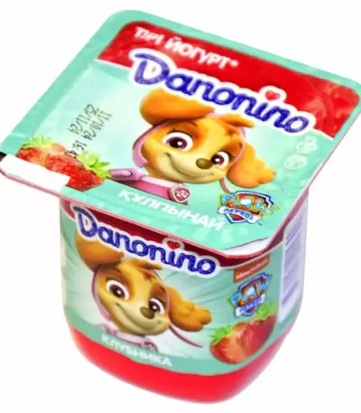 Йогурт Danonino клубника 100гр