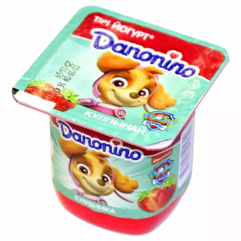Йогурт Danonino клубника 100гр