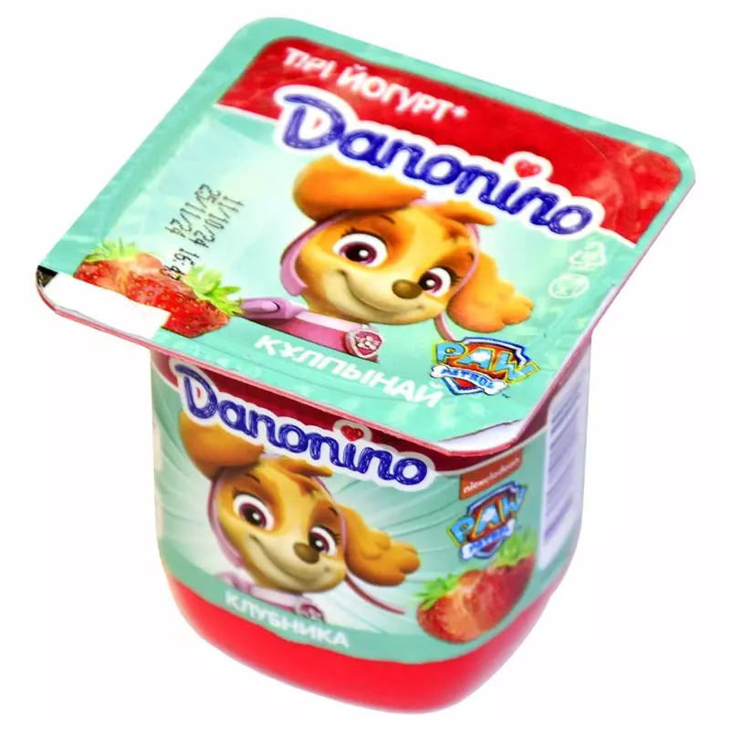 Йогурт Danonino клубника 100гр Йогурт Danonino клубника 100гр