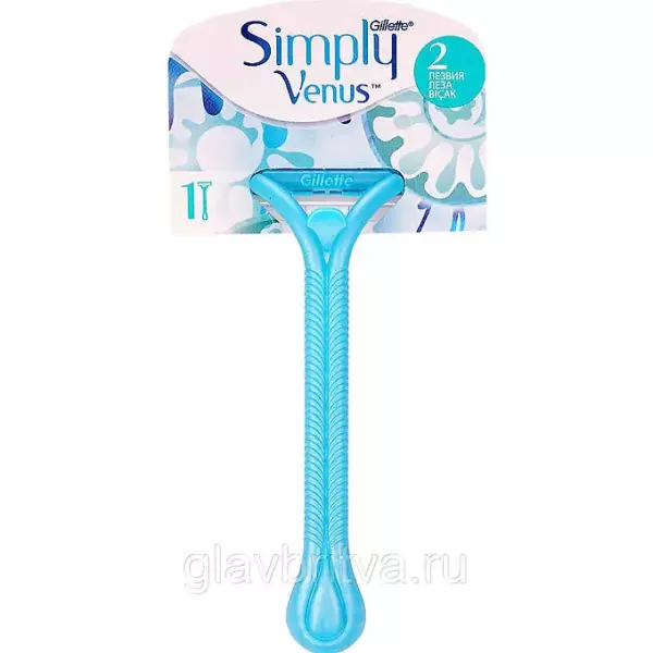 GILLETTE SIMPLY VENUS 2 Бритвы одноразовые для жен 1 шт
