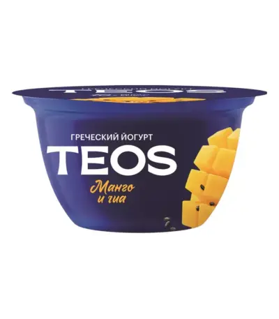 Йогурт «Греческий TEOS» «Манго-Чиа» 2,0% 140 гр