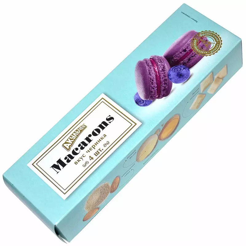 Akuchev Macarons черника 48гр Akuchev Macarons черника 48гр
