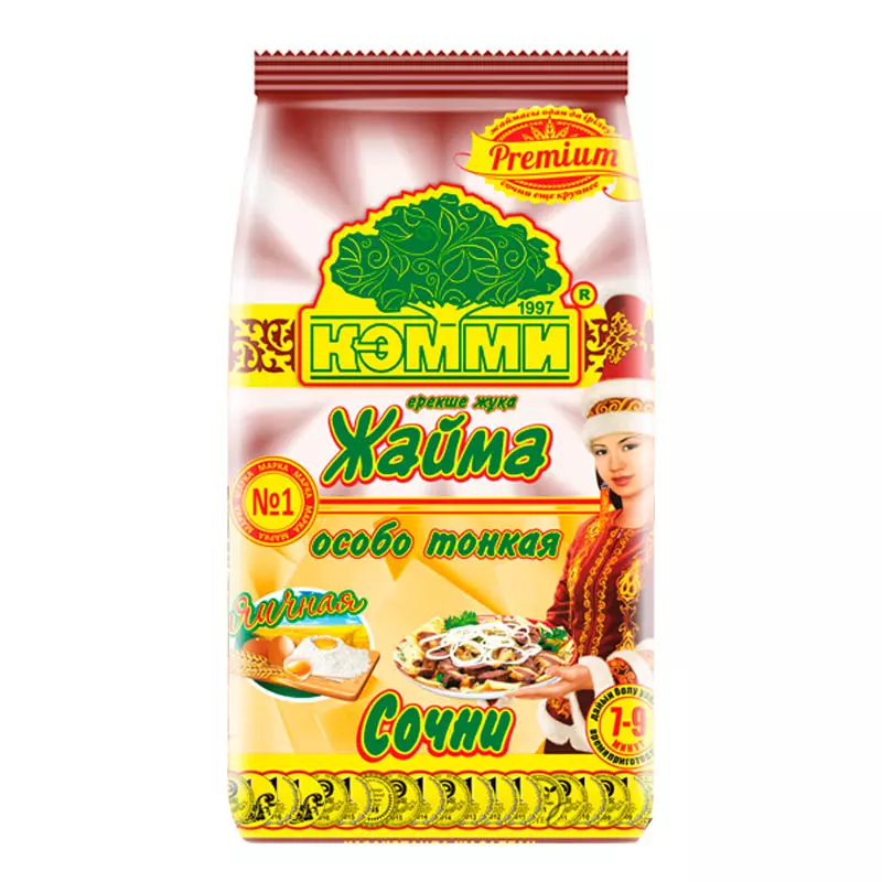 Жайма яичная сочни (особо тонкая)»Рremium» 200гр Жайма яичная сочни (особо тонкая)»Рremium» 200гр
