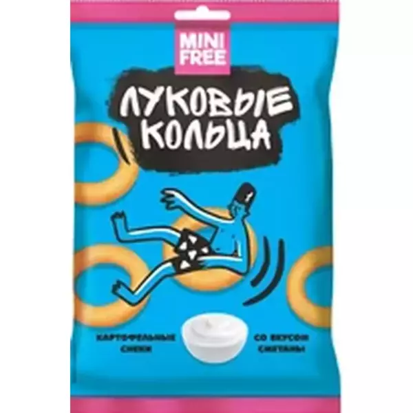 MiniFree лук.кольца 45г/24 Сметана