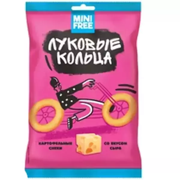 MiniFree лук.кольца 45г/24 Сыр