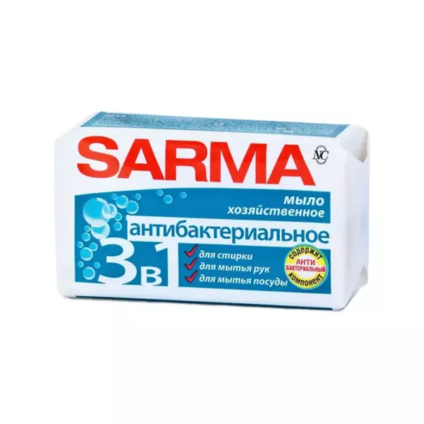 Хоз/мыло Сарма с антибак.эффектом 140гр