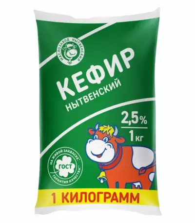 Кефир 2,5% 0.9 л