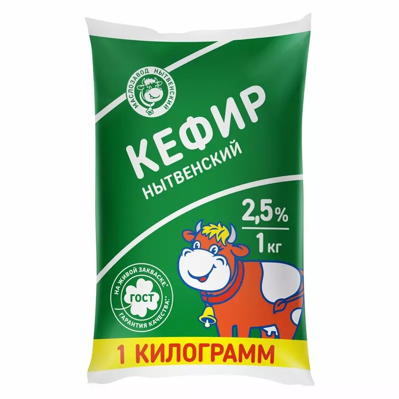 Кефир 2,5% 0.9 л Кефир 2,5% 0.9 л