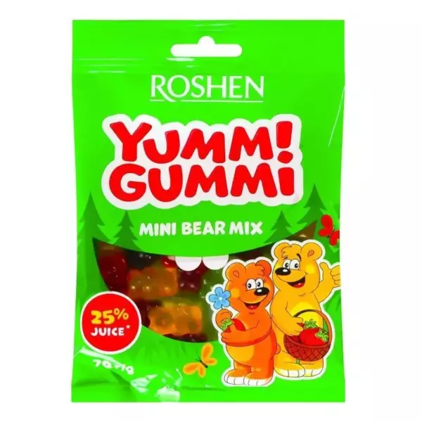 Конфеты желейные Yummi Gummi Cherry 70гр /22шт