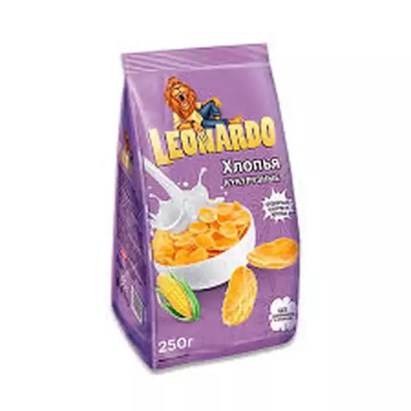 Хлопья кукурузные LEONARDO 250гр