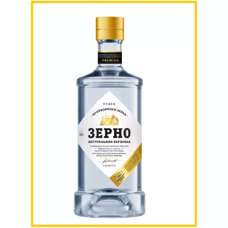 Водка Зерно Натуральное 0,5л 40%