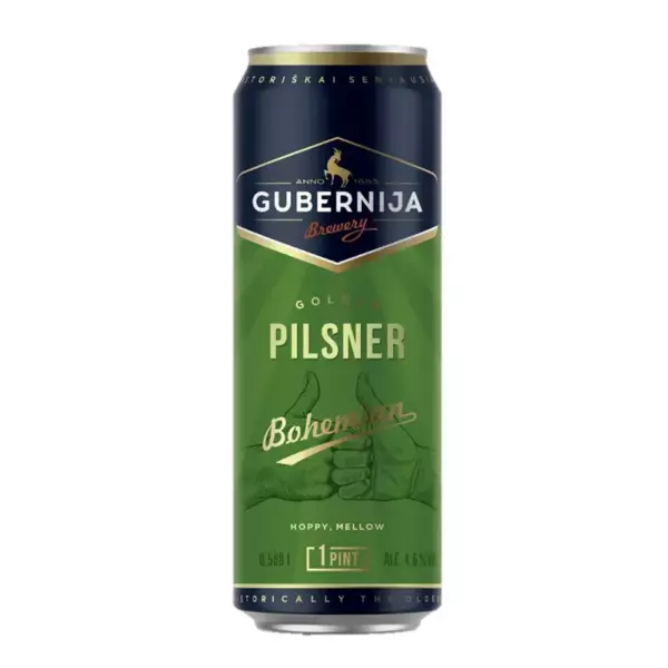 Пиво GUBERNIJA Pilsner 0.568L