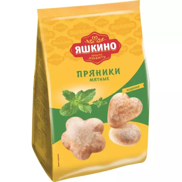 Пряники Яшкино Мятные 350гр/8