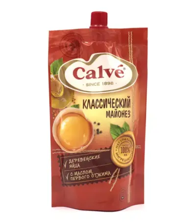 Майонез Calve Классический 50% 200гр/40