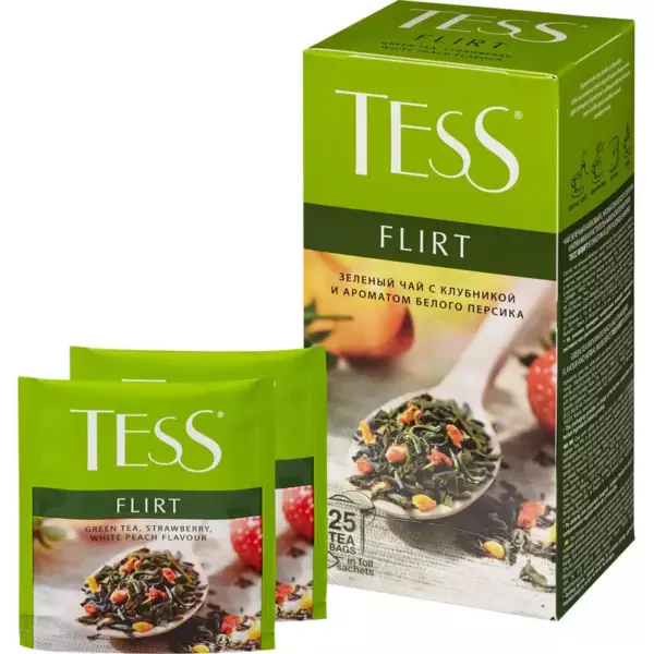 Чай Tess Flirt green tea (25пакет)