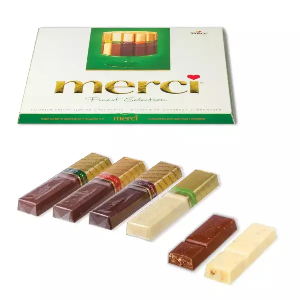Конфеты Мерси ассорти 400гр