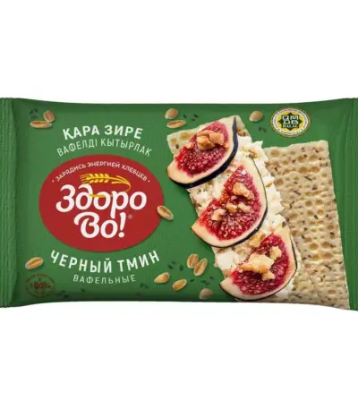 Хлебцы ваф. «Здорово» черный тмин 75гр