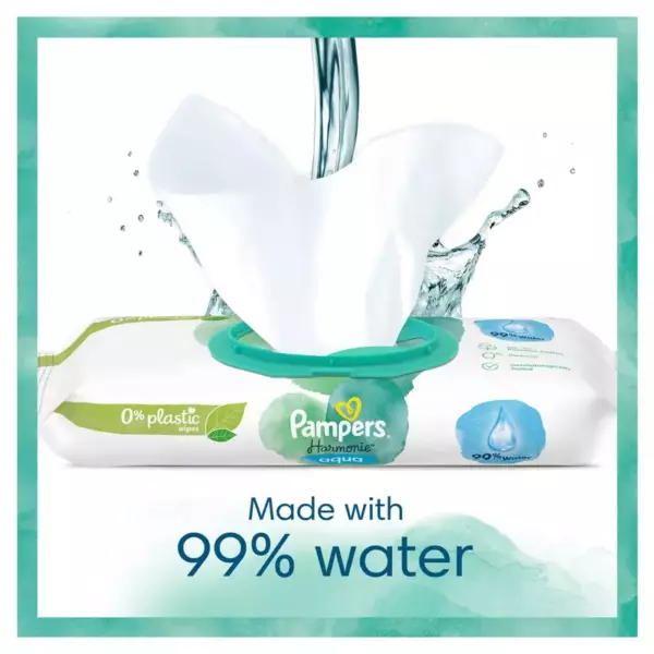 PAMPERS Детские влажные салфетки Harmonie Aqua 14x