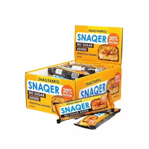 Snaqer Батончик со вкусом арахиса и карамели 50гр