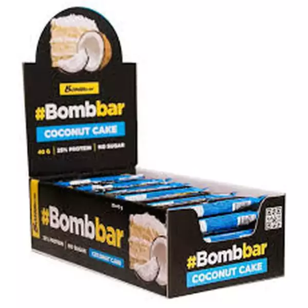 Bombar Батончик Кокосовый торт 40гр