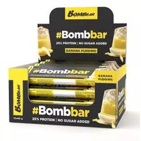 Bombar Батончик Банановый пудинг 40гр