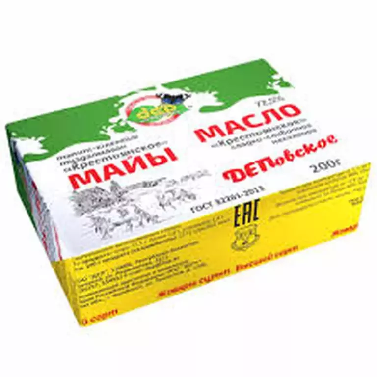Масло «Крестьянское» ДЕП 72,5 % 0,180 гр