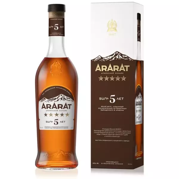 Коньяк Ararat 5YO NR 40% 0.5 L