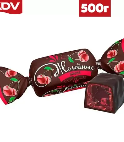 Конфеты вишневые желейн.глазиров.