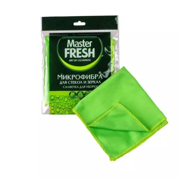 Master FRESH МИКРОФИБРА для стекол и зеркал, 1шт. (30*30см)