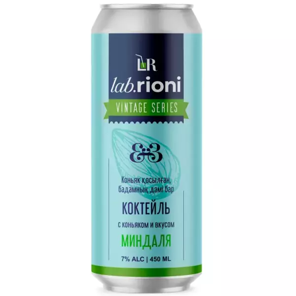 Напиток сипрт.газ. Lab Rioni Vintage Series Миндаль 0,45