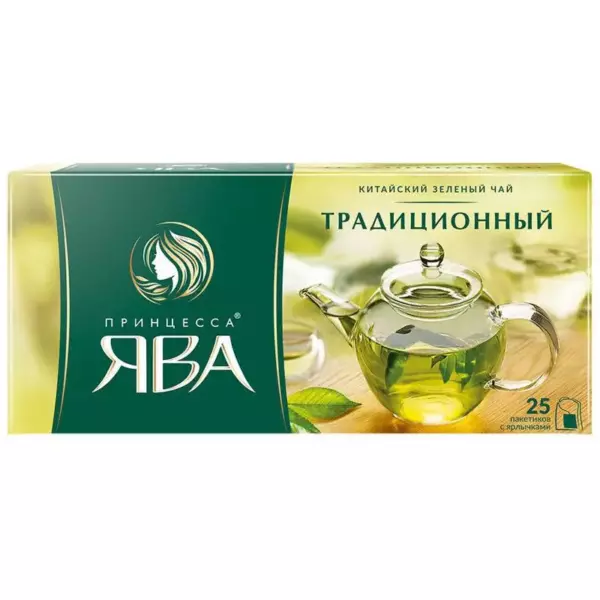 Чай Ява Традиционный зеленый double (25пакет)