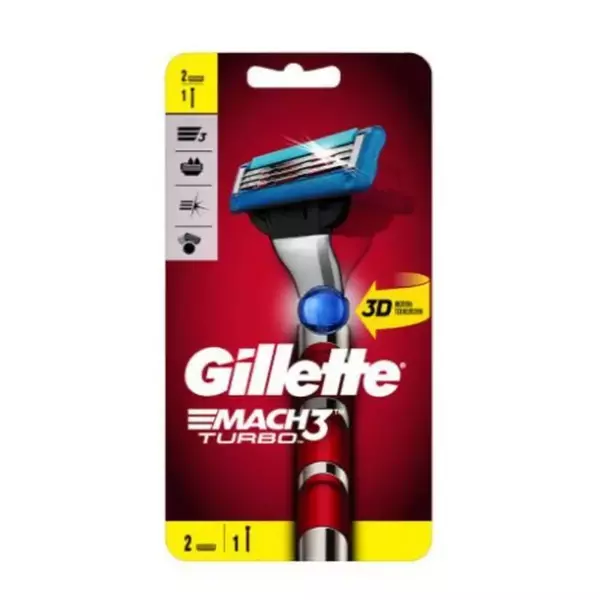 GIL MACH3 Turbo 3D Бритва с 2 см кас Red