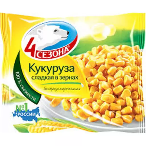 4 сезона кукуруза зерно 400гр (20)