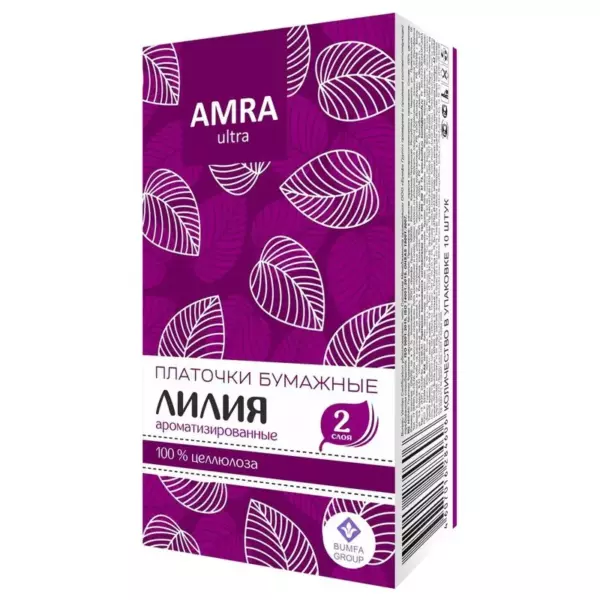 Amra Платочки бум.лилия 1/10/240