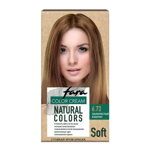FARA Краска для волос Natural Colors 306 золот.каштан 116гр (15)
