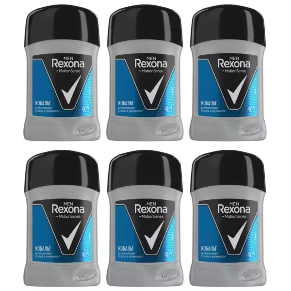 Rexona Men Кобальт антиперспирант «карандаш» 6X50МЛ