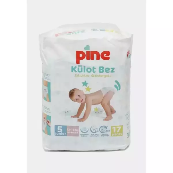 ТРУСИКИ PINE PANTS ECO PACK JUNIOR ДЕТСКИЕ 17ШТ РАЗМЕР 5 (12-18КГ)