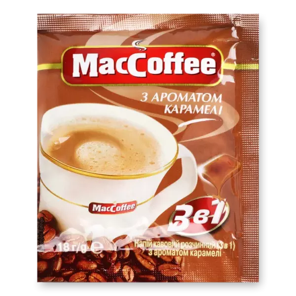 MacCoffee Ingrd 3 in 1 Caramel 50*10*18 gr штучно