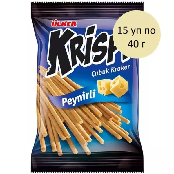 ULKER Крекер KRISPI с сыром 40гр