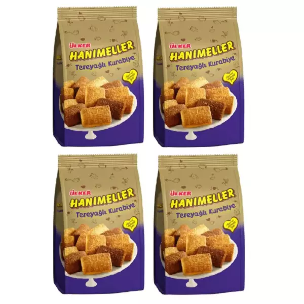 ULKER Печенье HANIMELLER многокапельное 82гр