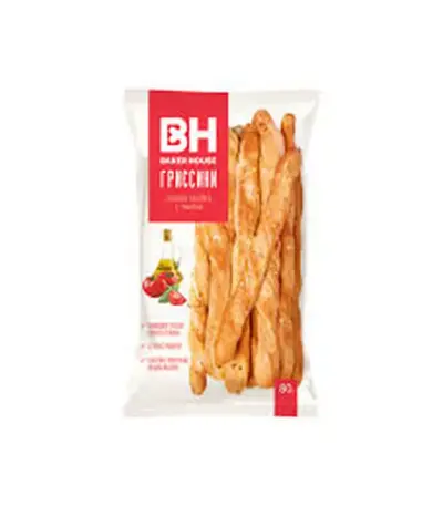 Хлебные палочки Grissini с томатом "Baker House"80гр