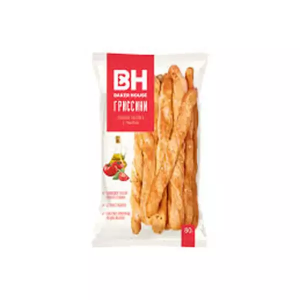 Хлебные палочки Grissini с томатом "Baker House"80гр